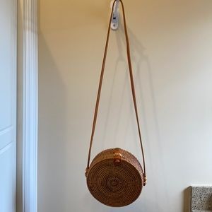 Ratan basket bag